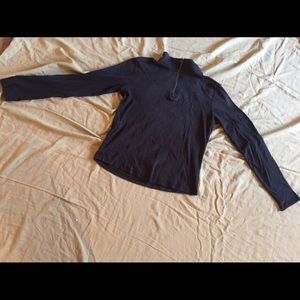 Black long sleeve Aventura top- Medium